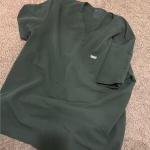 Figs Green Short Sleeve Tee